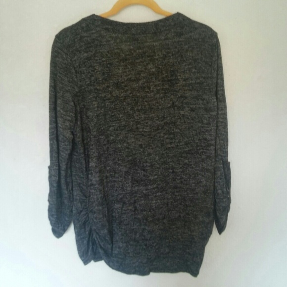 Static Grey Maternity Long Sleeve Top - Picture 5 of 5